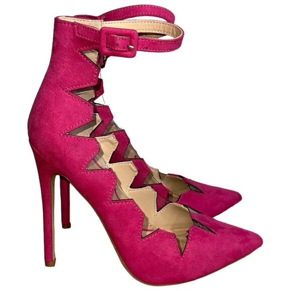 Shoe Dazzle || Pink Heels || 6.5 - Picture 1 of 9